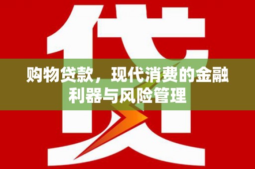 新园购物贷款，现代消费的金融利器与风险管理