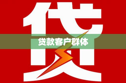新园贷款客户群体