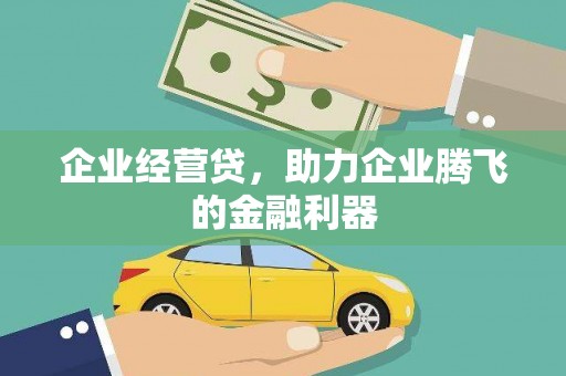 新园企业经营贷，助力企业腾飞的金融利器