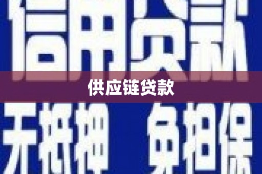 新园供应链贷款