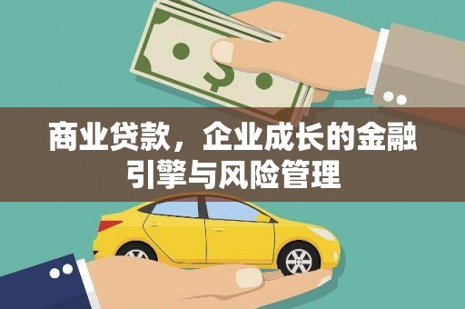 新园商业贷款，企业成长的金融引擎与风险管理