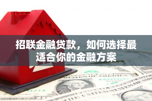 新园招联金融贷款，如何选择最适合你的金融方案