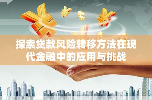 新园探索贷款风险转移方法在现代金融中的应用与挑战