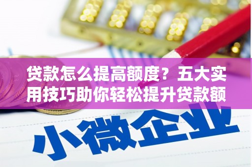 新园贷款怎么提高额度？五大实用技巧助你轻松提升贷款额度