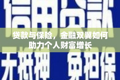 新园贷款与保险，金融双翼如何助力个人财富增长