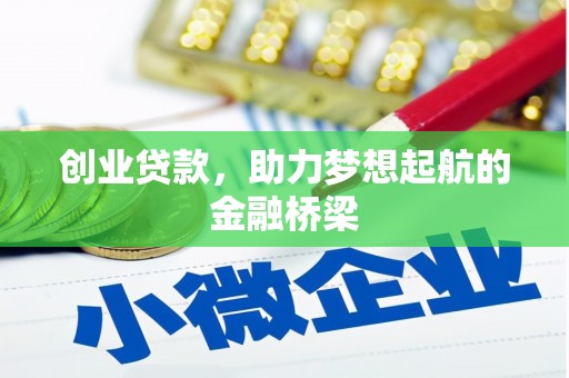 新园创业贷款，助力梦想起航的金融桥梁
