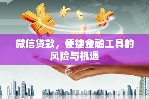 新园微信贷款，便捷金融工具的风险与机遇