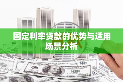 新园固定利率贷款的优势与适用场景分析