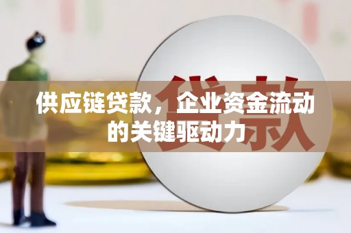 新园供应链贷款，企业资金流动的关键驱动力