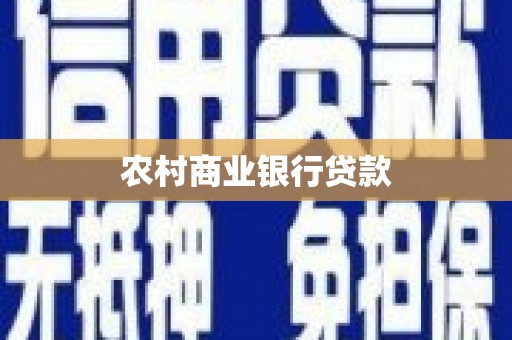 新园农村商业银行贷款