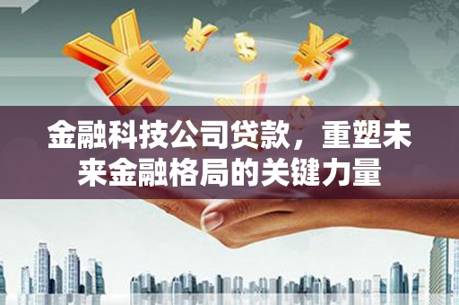 新园金融科技公司贷款，重塑未来金融格局的关键力量