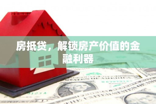 新园房抵贷，解锁房产价值的金融利器