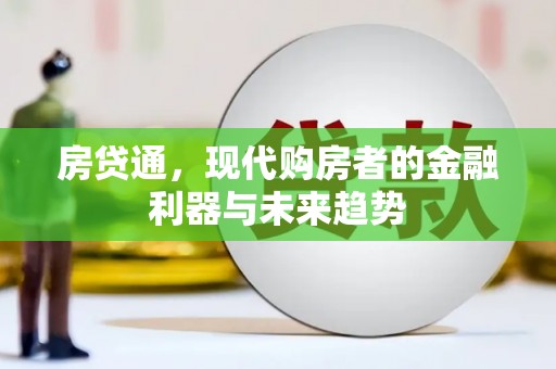 新园房贷通，现代购房者的金融利器与未来趋势
