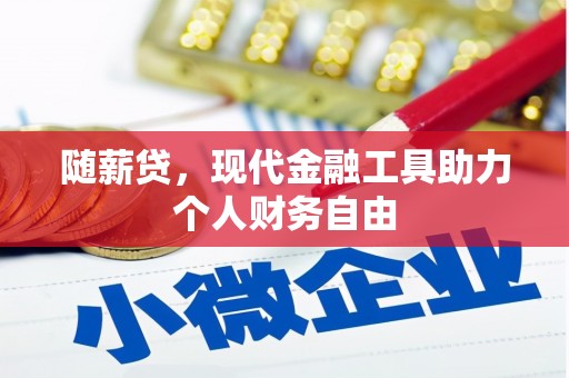 新园随薪贷，现代金融工具助力个人财务自由