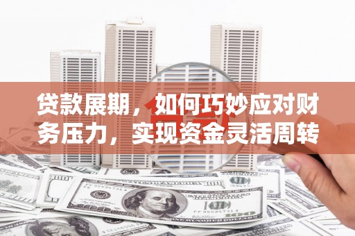 新园贷款展期，如何巧妙应对财务压力，实现资金灵活周转