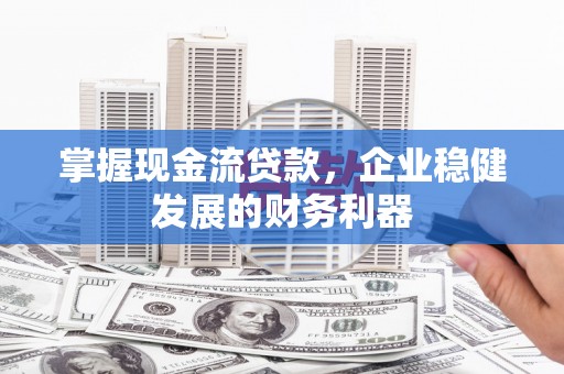 新园掌握现金流贷款，企业稳健发展的财务利器