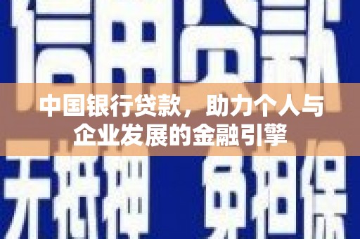 新园中国银行贷款，助力个人与企业发展的金融引擎