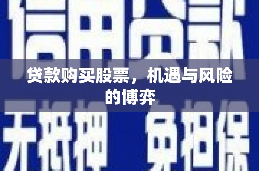 新园贷款购买股票，机遇与风险的博弈