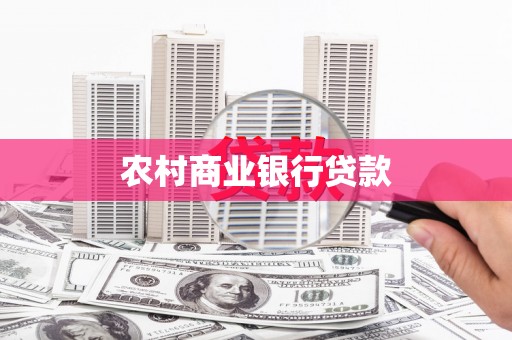 新园农村商业银行贷款