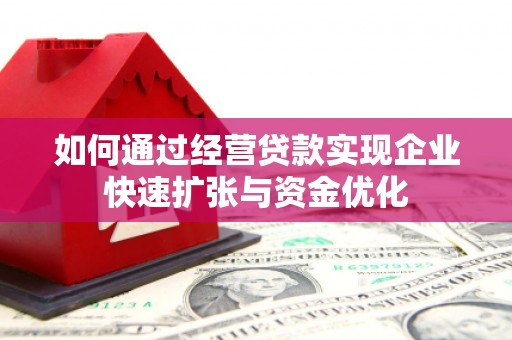 新园如何通过经营贷款实现企业快速扩张与资金优化