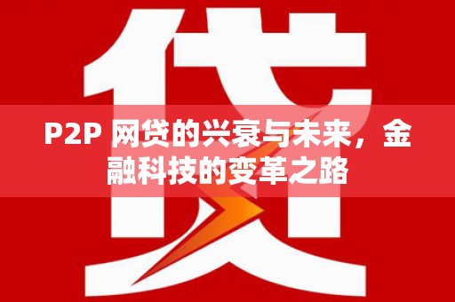 新园P2P 网贷的兴衰与未来，金融科技的变革之路