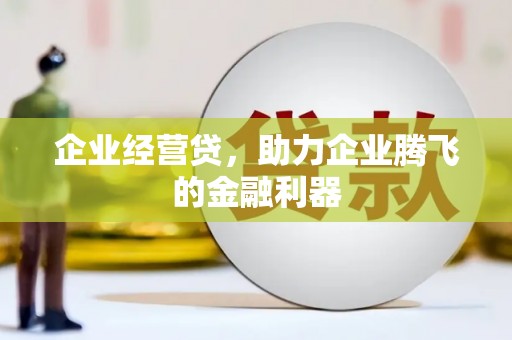 新园企业经营贷，助力企业腾飞的金融利器