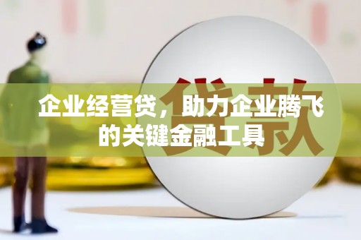 新园企业经营贷，助力企业腾飞的关键金融工具