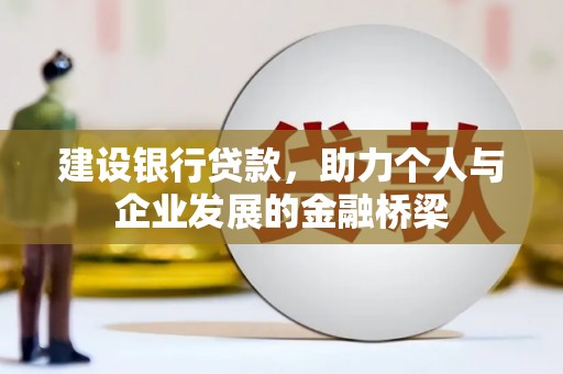 新园建设银行贷款，助力个人与企业发展的金融桥梁