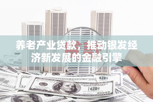 新园养老产业贷款，推动银发经济新发展的金融引擎