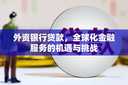 新园外资银行贷款，全球化金融服务的机遇与挑战