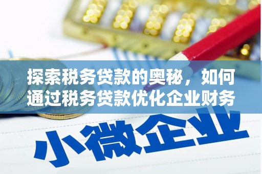 新园探索税务贷款的奥秘，如何通过税务贷款优化企业财务