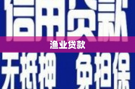 新园渔业贷款