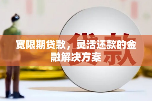 新园宽限期贷款，灵活还款的金融解决方案