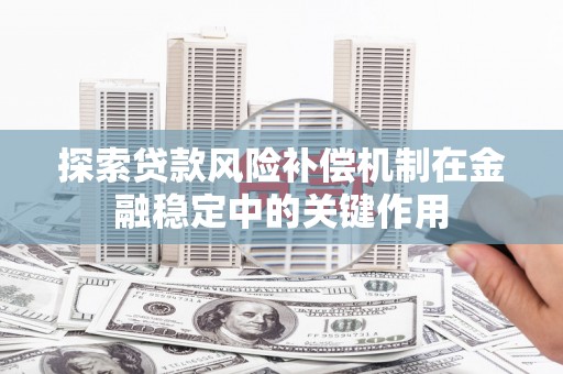 新园探索贷款风险补偿机制在金融稳定中的关键作用
