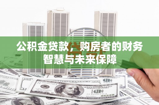 新园公积金贷款，购房者的财务智慧与未来保障