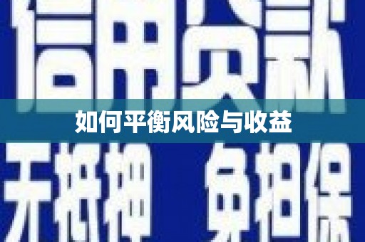 新园如何平衡风险与收益