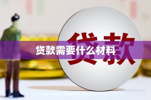 新园贷款需要什么材料