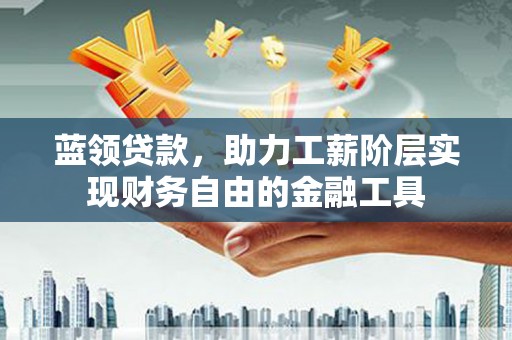 新园蓝领贷款，助力工薪阶层实现财务自由的金融工具