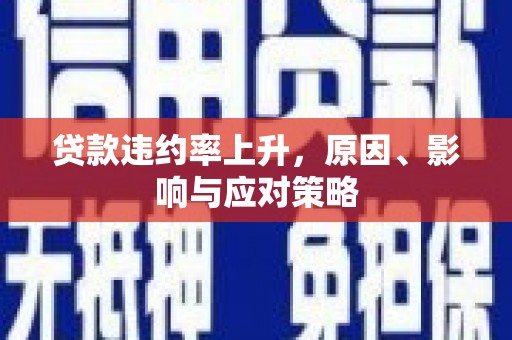新园贷款违约率上升，原因、影响与应对策略