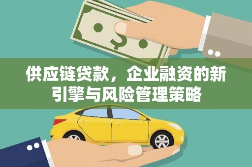 新园供应链贷款，企业融资的新引擎与风险管理策略