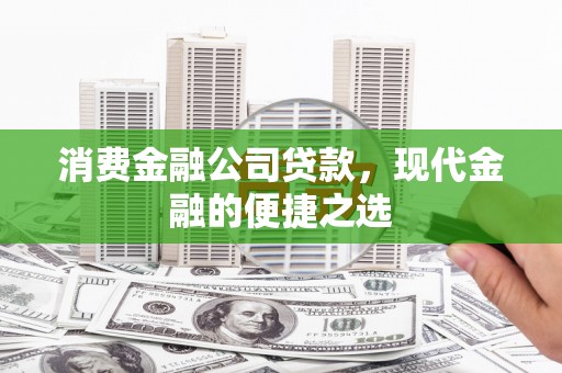 新园消费金融公司贷款，现代金融的便捷之选