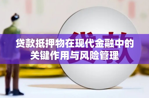 新园贷款抵押物在现代金融中的关键作用与风险管理