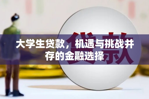 新园大学生贷款，机遇与挑战并存的金融选择
