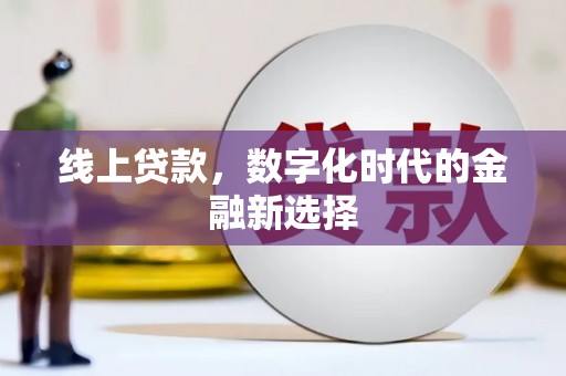 新园线上贷款，数字化时代的金融新选择