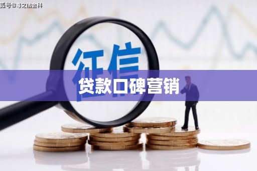 新园贷款口碑营销