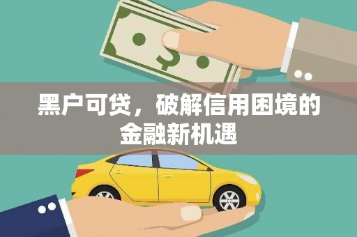 新园黑户可贷，破解信用困境的金融新机遇