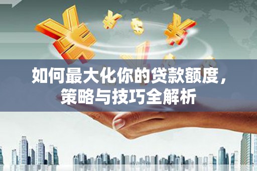 新园如何最大化你的贷款额度，策略与技巧全解析