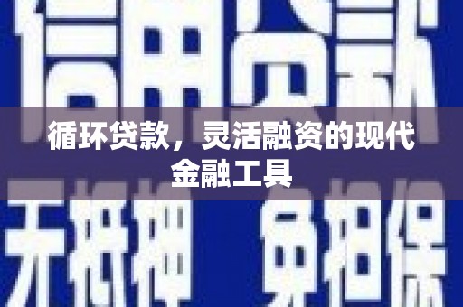 新园循环贷款，灵活融资的现代金融工具