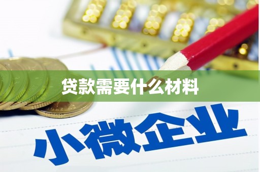 新园贷款需要什么材料
