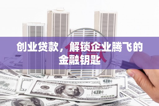 新园创业贷款，解锁企业腾飞的金融钥匙
